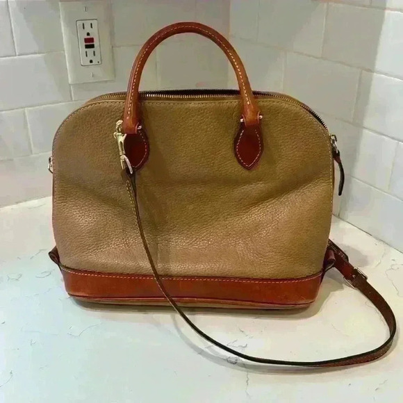 DOONEY & BOURKE Pebbled Grain Zip Zip Satchel Pre-Owned - Picture 7 of 16